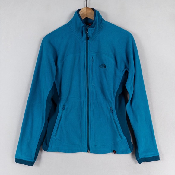 The North Face Jackets & Blazers - The North Face Fleece Jacket Womens Large Blue Full Zip Mock Neck Lightweight